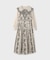 パターン刺繍ワンピース