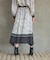 パリスカーフプリントスカート