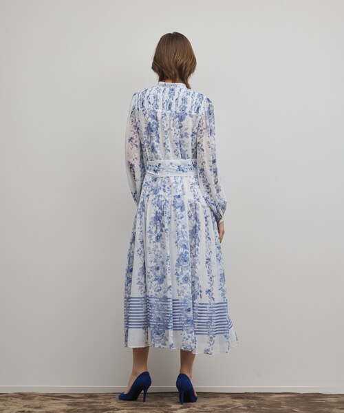 AYK 様ご予約✨美品イザベルマラン　シルクフラワープリントティアードワンピース フラワープリントティアードワンピース｜グレースコンチネンタルの通販