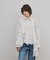 カット刺繍イレギュラーシャツ
