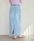 サイドレースデニムスカート