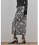 ボタニカルジャガードスカート