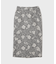 ボタニカルジャガードスカート