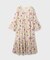 ボタニカルプリントティアードワンピース