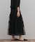 刺繍チュールスカート