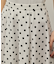 ドットフロッキータックスカート