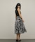 カシュクールフラワープリントワンピース