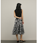 カシュクールフラワープリントワンピース
