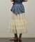 チュールティアードスカート