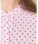 ドットジャガードボウタイブラウス
