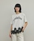 レースヘムロゴTシャツ