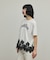 レースヘムロゴTシャツ
