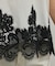レースヘムロゴTシャツ