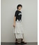 レースヘムロゴTシャツ