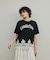 レースヘムロゴTシャツ