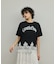 レースヘムロゴTシャツ