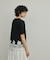 レースヘムロゴTシャツ