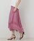 レースヘムフレアスカート
