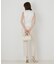 ビジューリブニットトップ