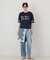 カレッジロゴプリントTシャツ
