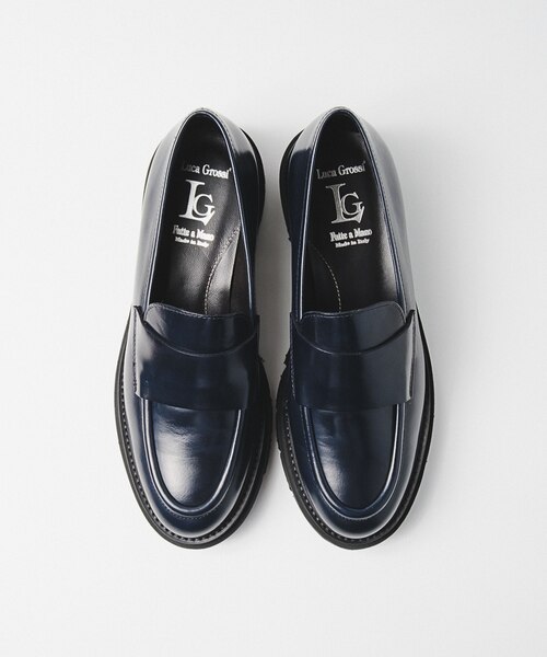 LucaGrossi/ルカグロッシ】厚底コインローファー/G815M-UA