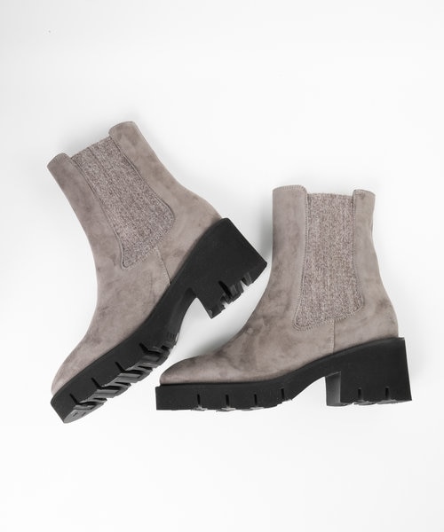 LucaGrossi/ルカグロッシ】厚底サイドゴアブーツ/H616T-UA