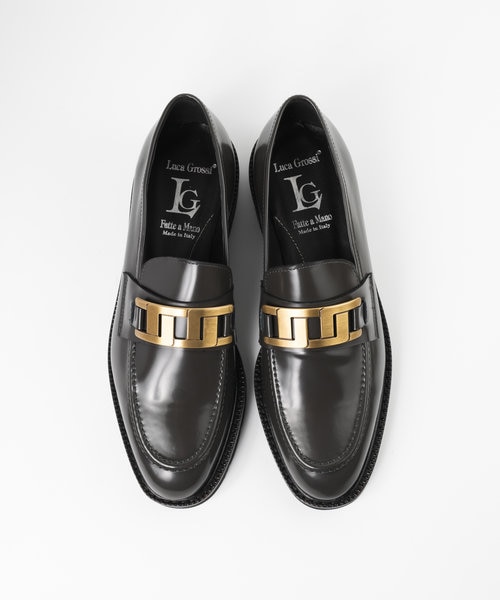 【LucaGrossi/ルカグロッシ】 厚底ローファー/G815M-UA LucaGrossi/ルカグロッシ】厚底コインローファー/G815M-UA / BONTRE
