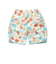 トロピカル柄トランクス水着
