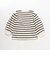 袖ギャザーボーダーＴシャツ