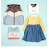 FILA 4色3柄ロゴTシャツ