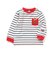 WEB限定  セサミストリート エルモポケットボーダーTシャツ
