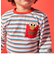 WEB限定  セサミストリート エルモポケットボーダーTシャツ