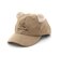 みみ付きスエードキャップ