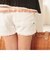 フリンジショートパンツ  ショート丈