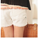 フリンジショートパンツ  ショート丈