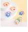 クリアフラワーヘアゴム2個セット