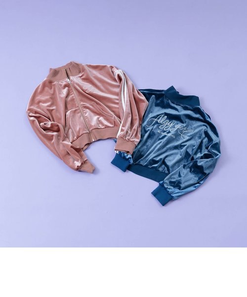 breathベロアトラックジャケット breathベロアトラックジャケット