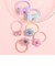 お花ラメミニヘアゴム2個セット
