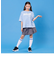 配色ブロックハイソックス