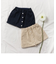 スカラップスカート風キュロット _RP  ショート丈