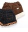 あったか裾ボアショートパンツ  ショート丈