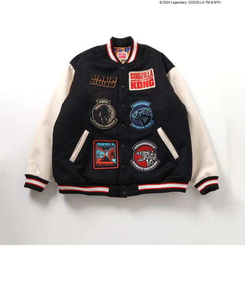 【ゴジラVSコング】 リバーシブルスタジャン（大人） ゴジラVSコング】 リバーシブルスタジャン（大人）｜エフオー