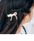パールリボンヘアクリップセット