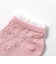 リボン柄フリルショートソックス