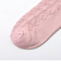 リボン柄フリルショートソックス