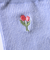 ワンポイント刺繍ソックス