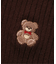 tinybear ロゴ刺繍ハイソックス