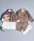 tinybear ロゴ刺繍ハイソックス