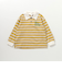 襟付きマルチボーダーTシャツ