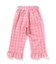 【リンク】裾フリルチェックパンツ  9分丈